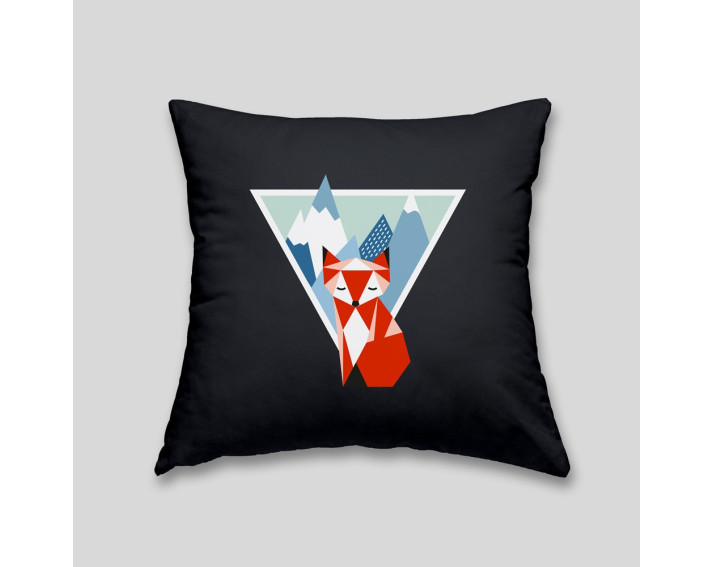 Mountain fox cushion